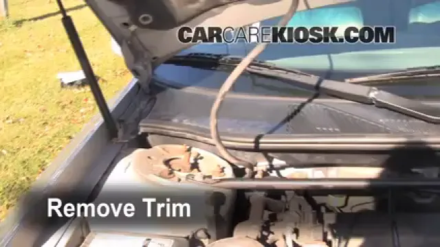 2001 Lincoln Continental 4.6L V8 Filtro de aire (interior) Cambio